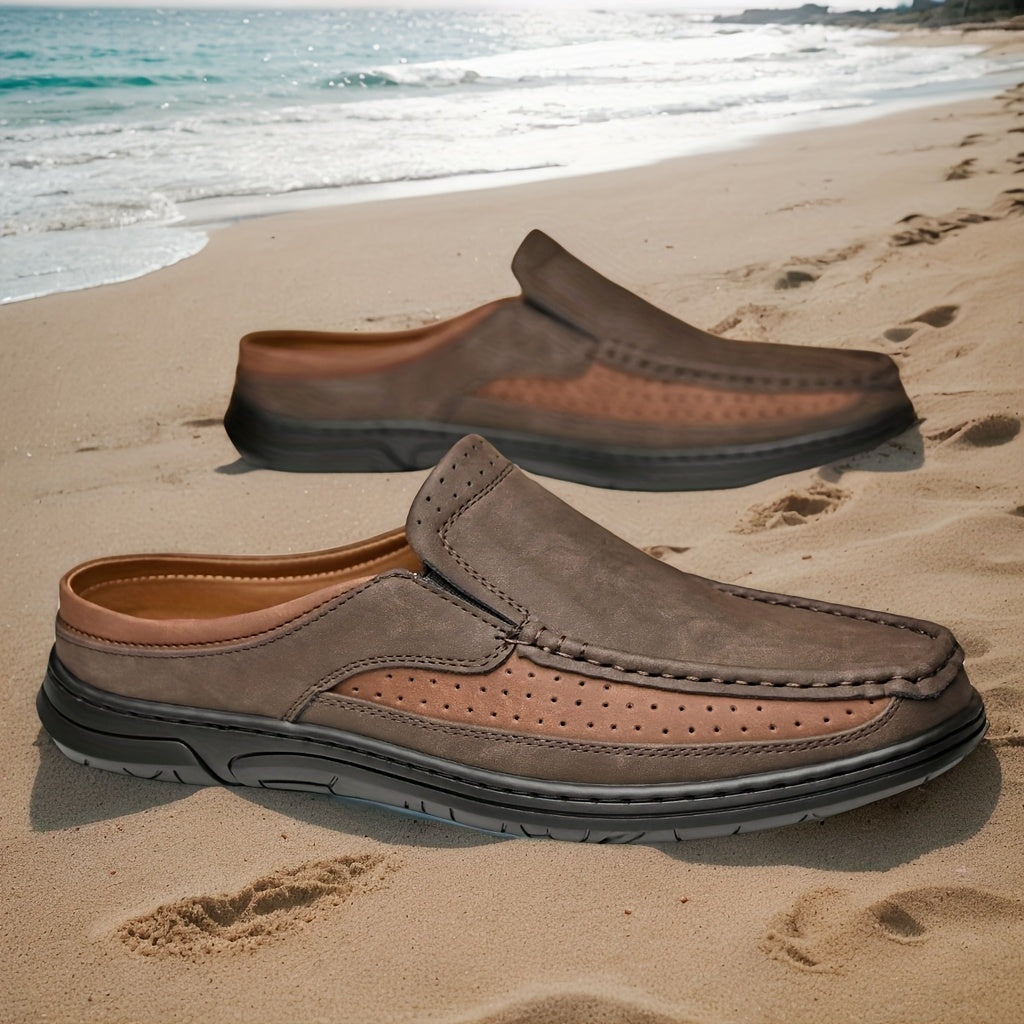 Herre Slip-On Loafer Mokassin Stil – Komfortable sko for fritid og sommer