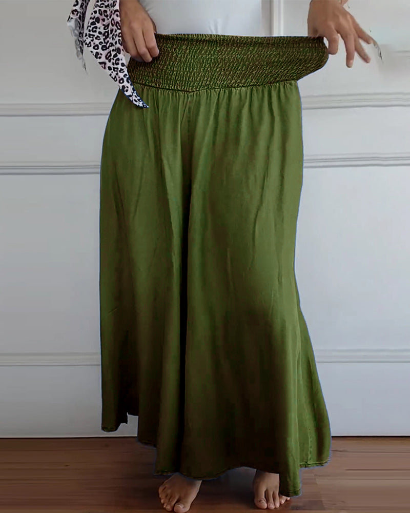 Dams vida high waist fritidsbyxor – Elegant komfort för vardag & semester