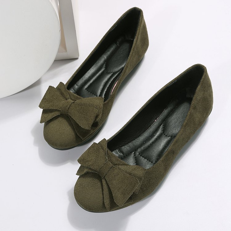 Dame ballerinaer med sløjfe – Elegante komfort-slip-ons til hverdag og kontor