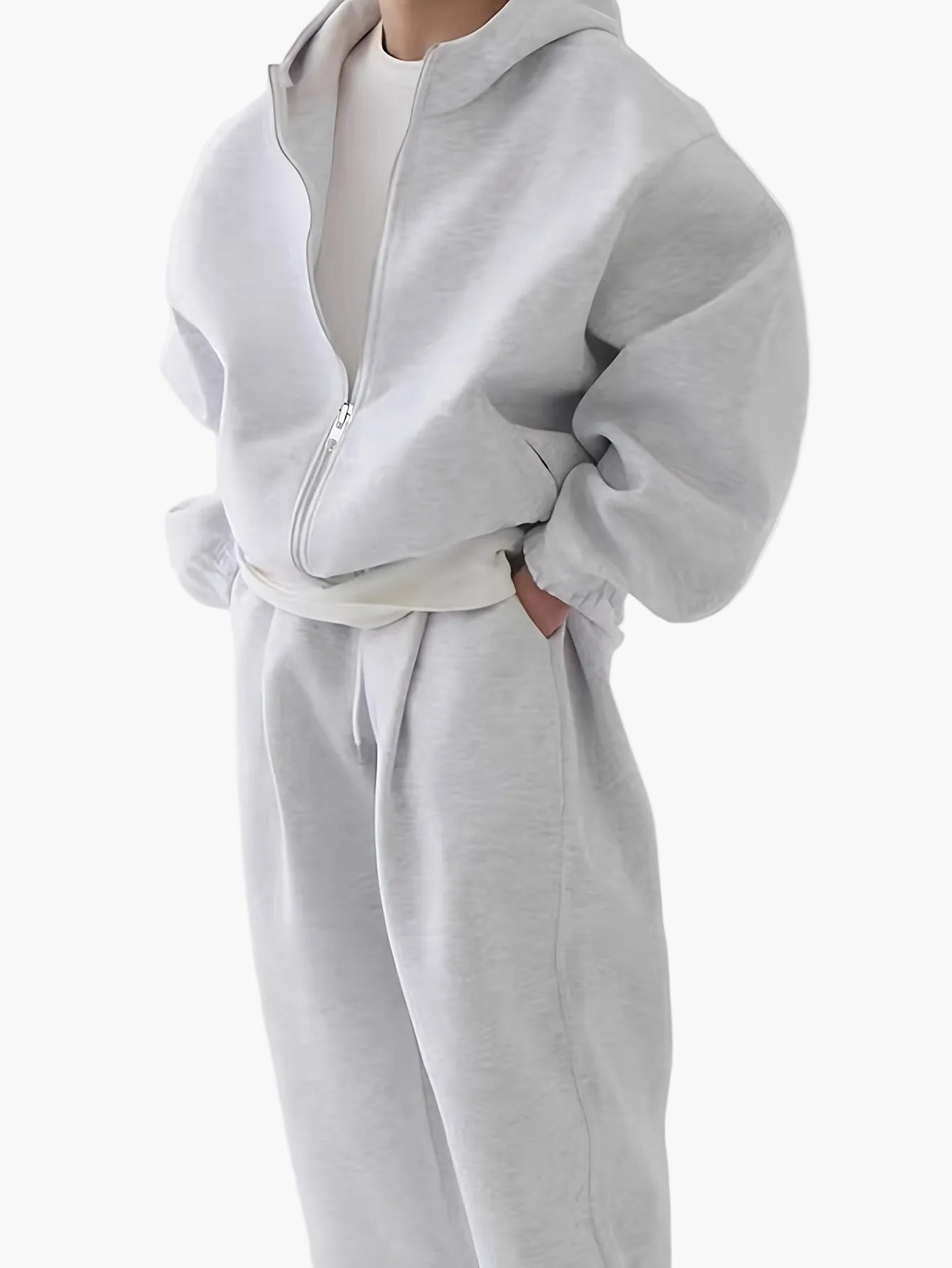 Herren Oversize Trainingsanzug mit Kapuze – Streetstyle und Freizeitmode