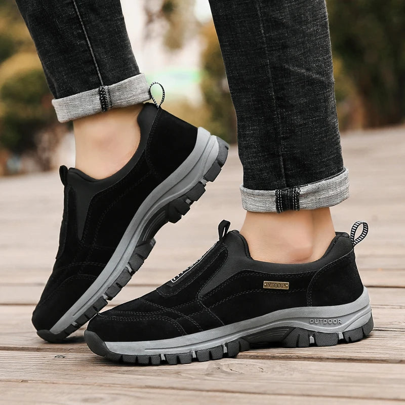 Herren Orthopädische Outdoor Wanderschuhe – Bequeme Slipper für Alltag & Freizeit
