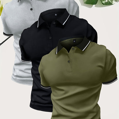 Męska koszulka polo w nowoczesnym stylu casual – idealna na czas wolny i na co dzień