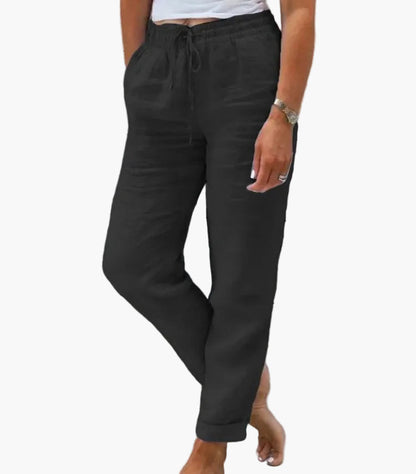 Damen Freizeithose mit elastischem Bund – Bequeme Jogginghose für Alltag, Homeoffice & Freizeit