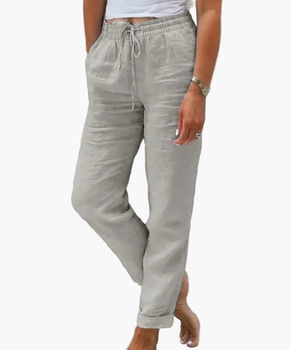 Damen Freizeithose mit elastischem Bund – Bequeme Jogginghose für Alltag, Homeoffice & Freizeit