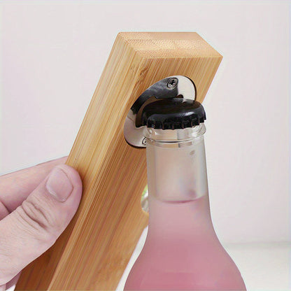 Papa Spirituslibelle & Flesopener – Mannen Geschenk Gereedschap met Gravure, praktisch voor klusser en papa