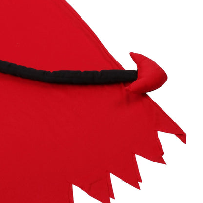 Halloween Kinder Duivel Kostuum met Kap en Gloeiende Ogen – Perfect Griezelig Outfit voor Halloween Feesten & Trick-or-Treat