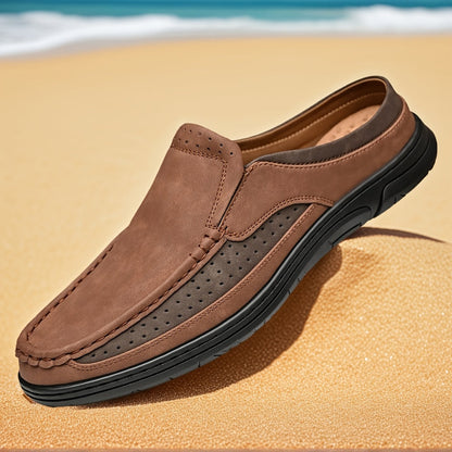 Herre Slip-On Loafer Mokassin Stil – Komfortable sko for fritid og sommer