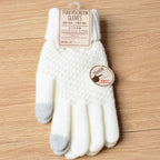 Gebreide touchscreen-handschoenen voor dames
