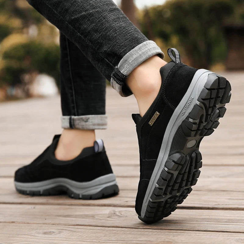 Herren Orthopädische Outdoor Wanderschuhe – Bequeme Slipper für Alltag & Freizeit