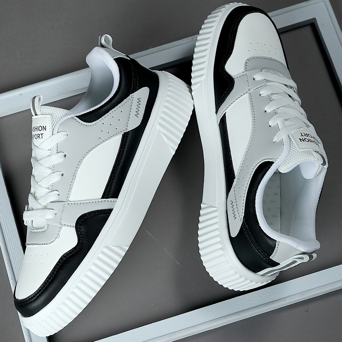 Herren Sneaker Modern Streetstyle Sport Freizeit für Alltag und City