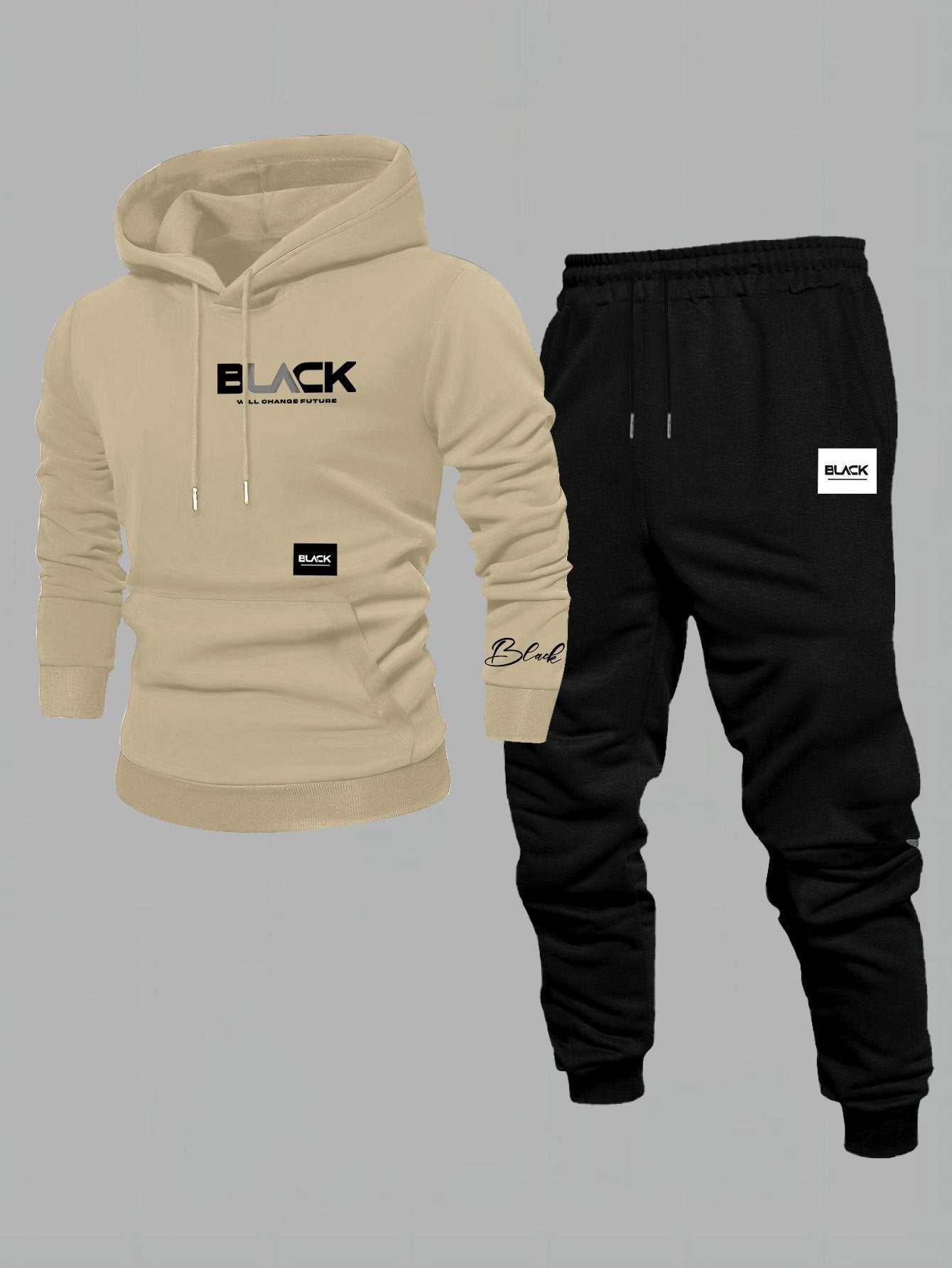 Chándal unisex con sudadera con capucha y pantalón de chándal, varios colores