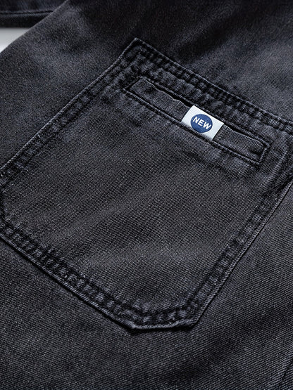Herre Oversize Denim Skjortejakke – Afslappet Streetstyle til hverdag og fest