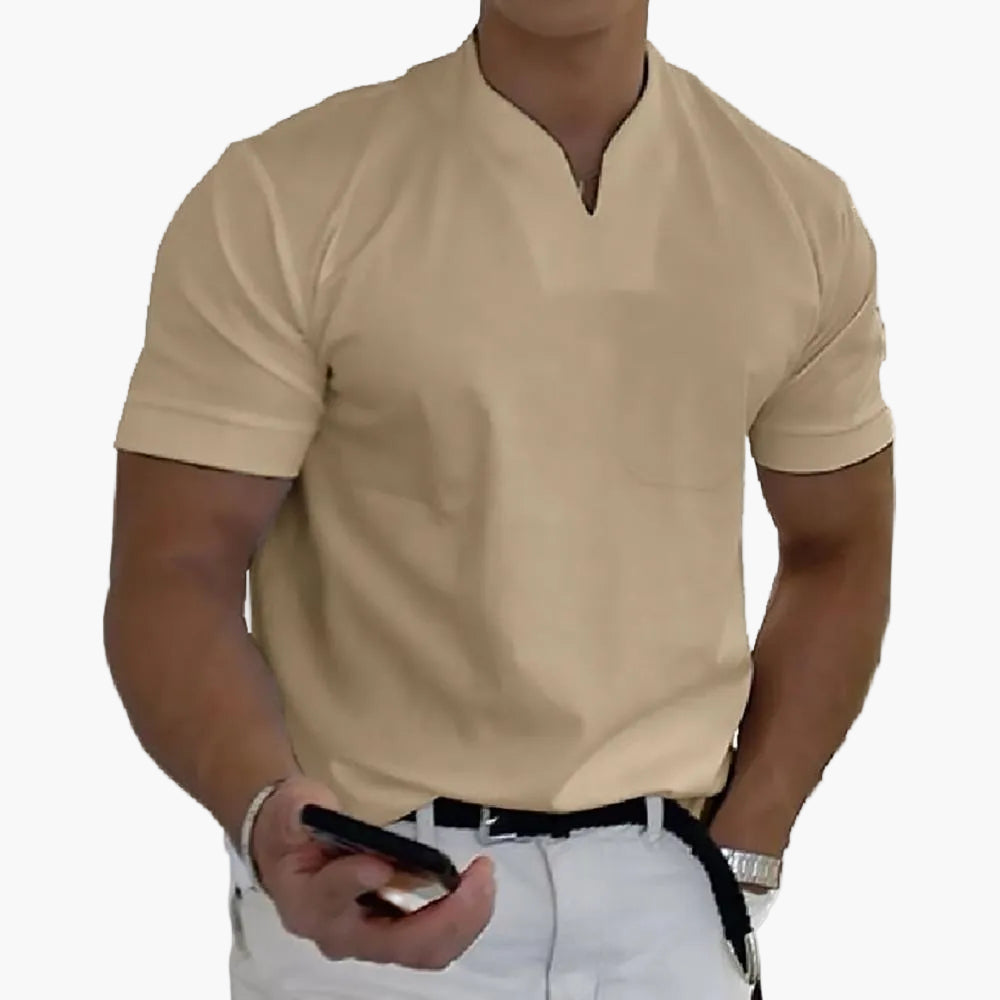 Herre polo-shirt moderne design – Elegant fritids- og business-look