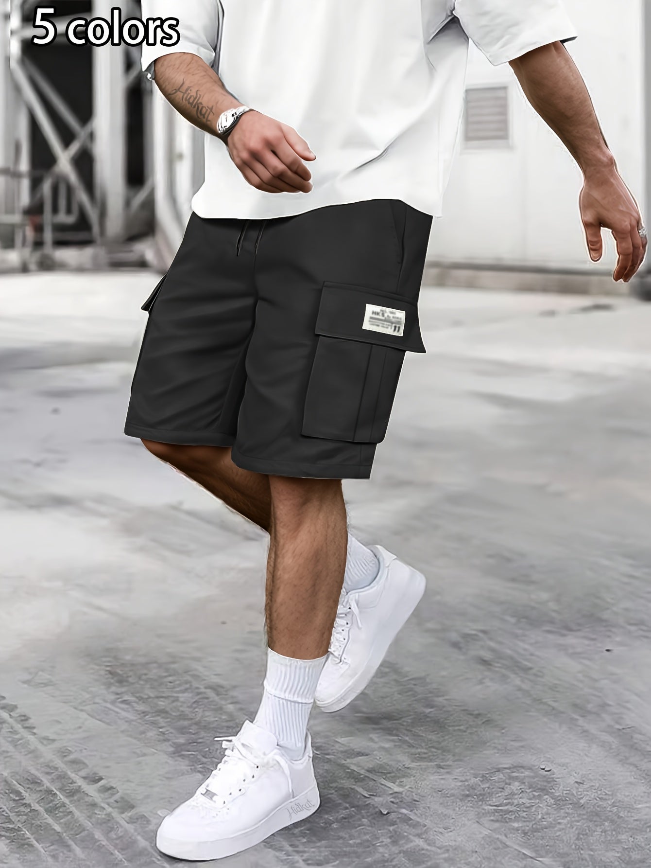 Herren Cargo Shorts mit Taschen – Lässige Streetwear Kurze Hose für Alltag und Freizeit