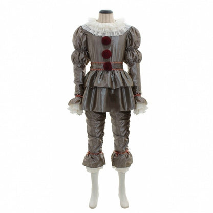 Costume Halloween Clown Pennywise per Adulti – Costume Horror Spaventoso per Carnevale