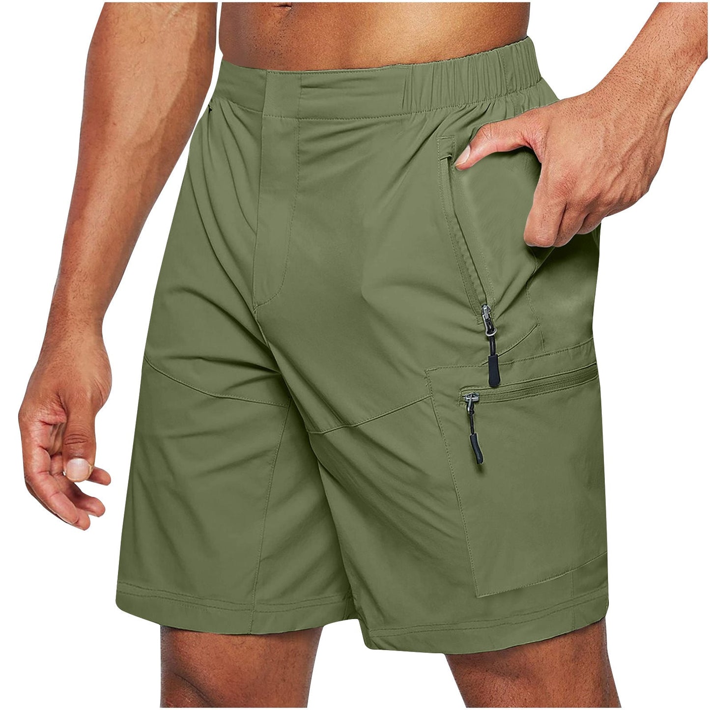 Joshua – Comfortabele heren zomershorts met elastische tailleband