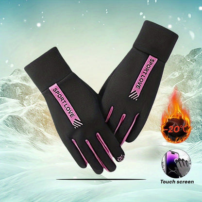 Winterhandschuhe Winddicht Warm Touchscreen-Funktion Outdoor-Sport