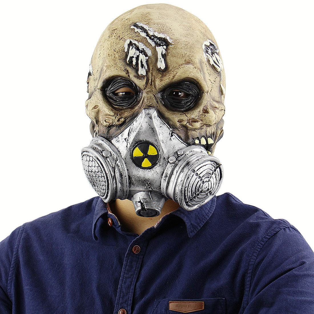 Halloween vampyrdemon-maske for voksne – Skummel utkledning for Halloween-fester og kostymearrangementer