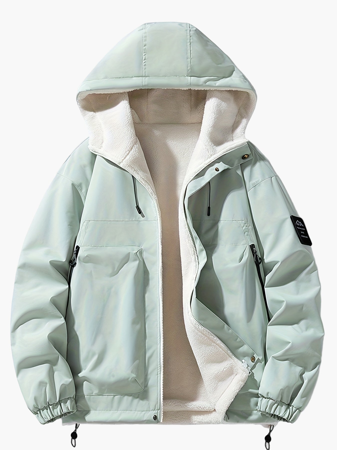Heren vrijetijds winterjas met capuchon – Modieuze outdoor overgangsjas, dagelijks & streetwear