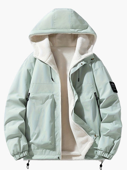 Heren vrijetijds winterjas met capuchon – Modieuze outdoor overgangsjas, dagelijks & streetwear