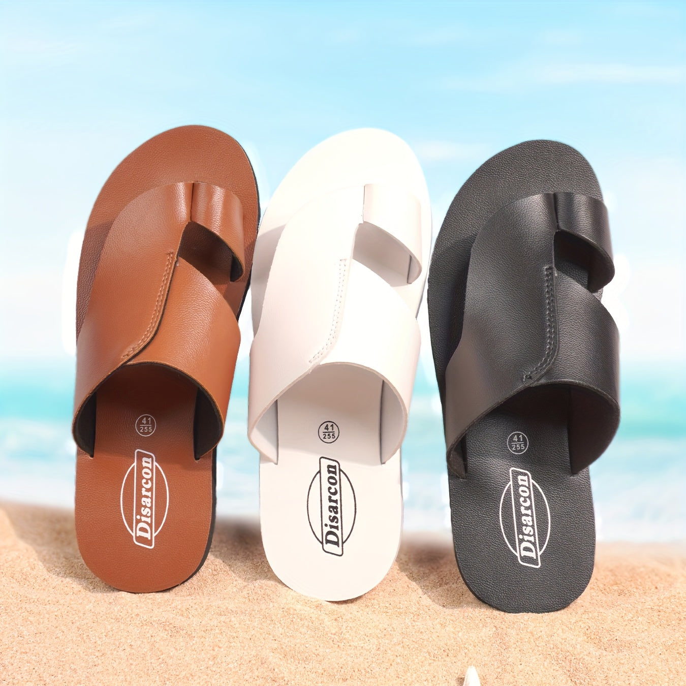 Heren Vintage Pantoletten Sandalen – Comfortabele Zomerschoenen voor Strand & Dagelijks Gebruik