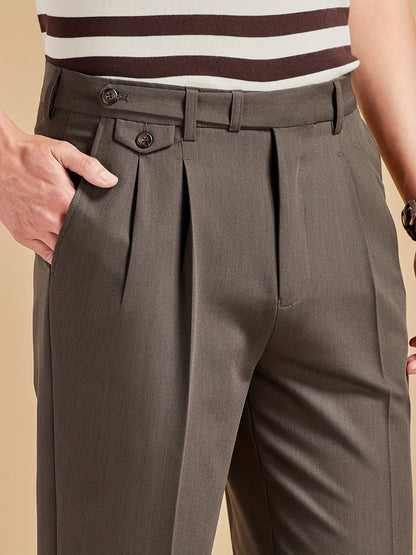Herren Business-Hose mit Bundfalten – Eleganter, moderner Look für Büro & Freizeit