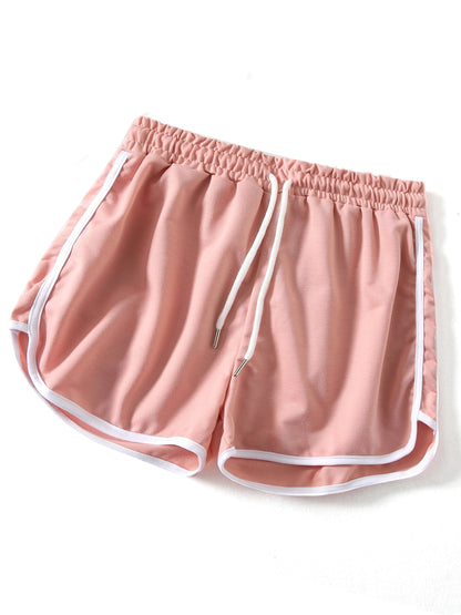 Pantalones cortos deportivos para mujer con cordón – Pantalones cómodos para fitness y tiempo libre para el verano