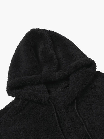 Herre fleece hoodie joggingdragt todelt – hyggeligt fritidstøj til sport & loungewear