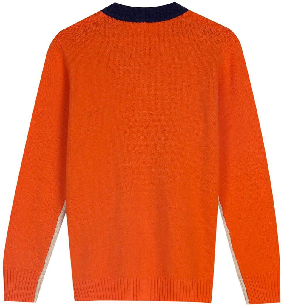 Maglione donna moderno colorblock stile urbano tempo libero e ufficio