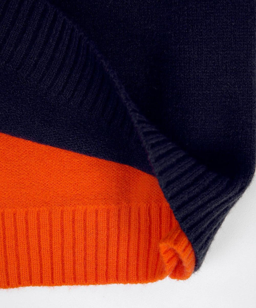 Maglione donna moderno colorblock stile urbano tempo libero e ufficio