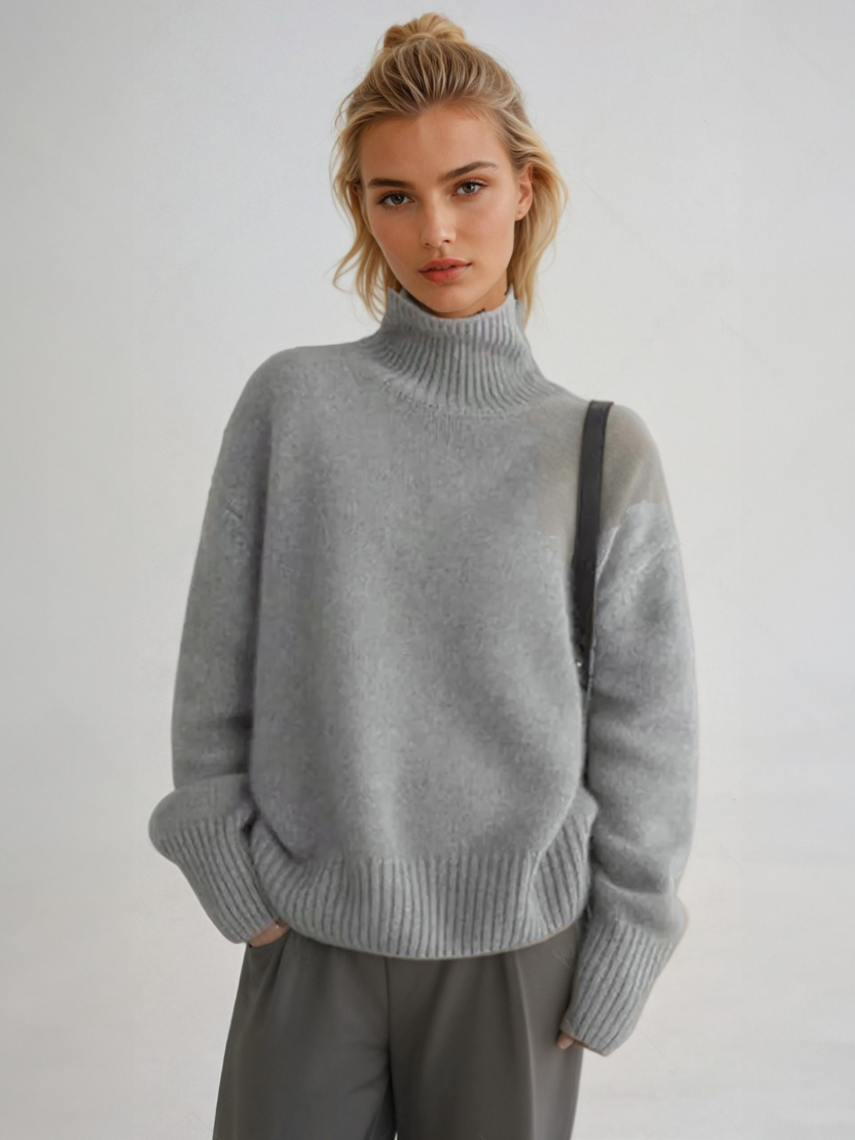 Damski golf w stylu oversize – Stylowy sweter na jesień i zimę