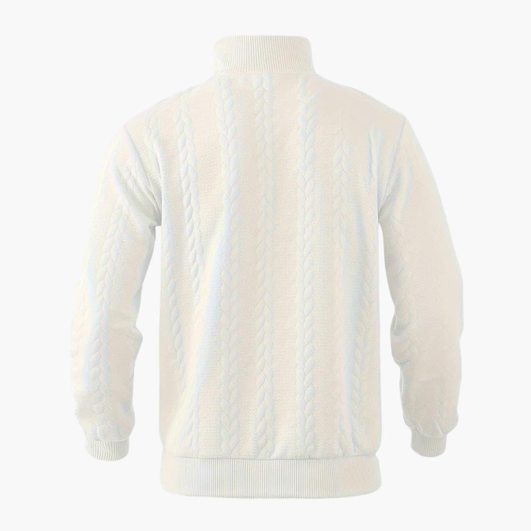 Męski sweter z półzamkiem – modny sweter na co dzień i do biura