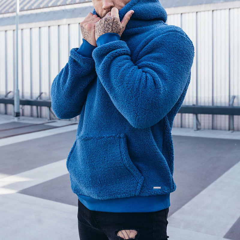 Sudadera con capucha de felpa para hombre – Acogedora, moderna y cómoda para el día a día y el ocio