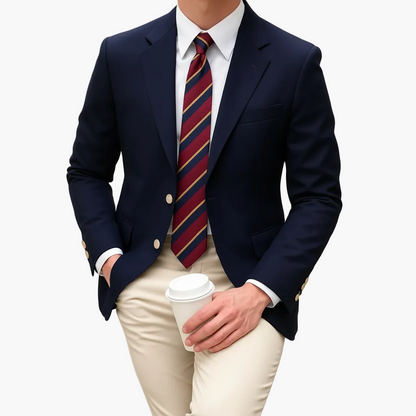 Blazer Uomo – Classico Monopetto per Business, Formale e Smart Casual