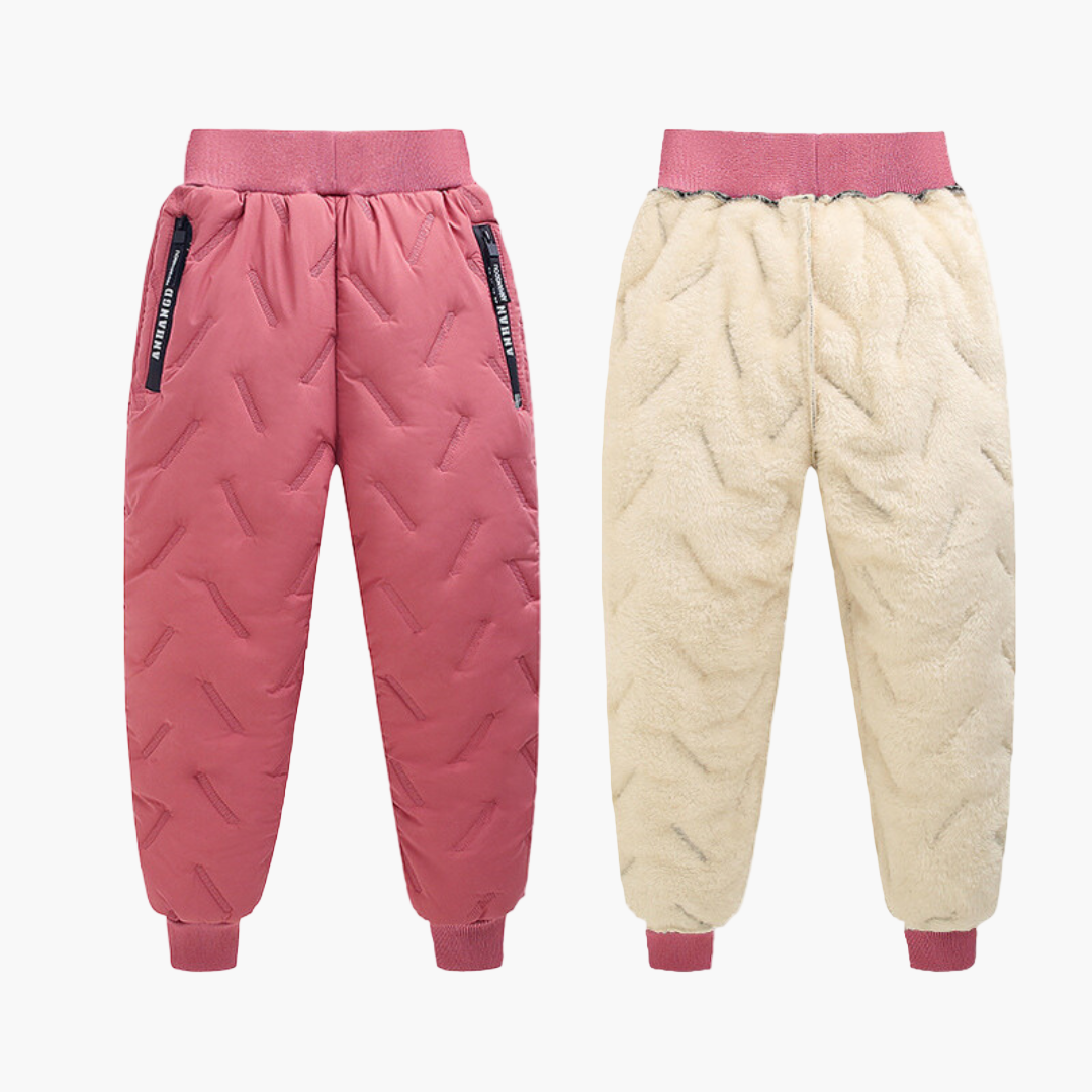 Pantalon thermique d’hiver outdoor enfant – Imperméable et doublé pour garçons et filles – Pantalon de neige sportif pour activités