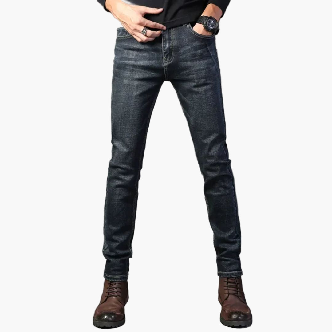 Herre Slim fit stretch jeans – Klassisk stil til hverdag og fritid