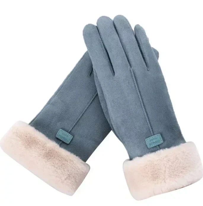 Warme handschoenen met touchscreenfunctie