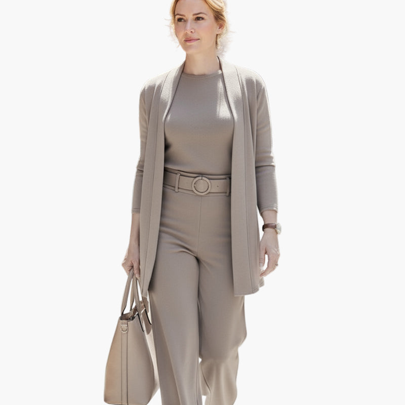 Damen Business Set – Elegantes Dreiteiliges Outfit für Büro und Alltag