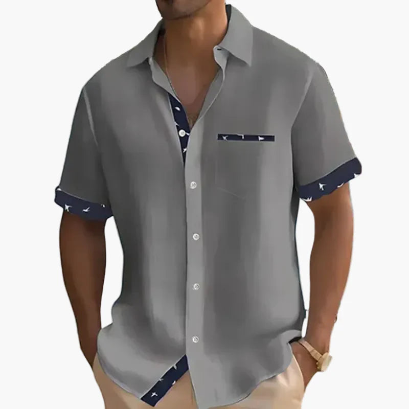 Herren Freizeithemd Kurzarm Modern Regular Fit – Stilvolles Sommerhemd für Alltag und Freizeit