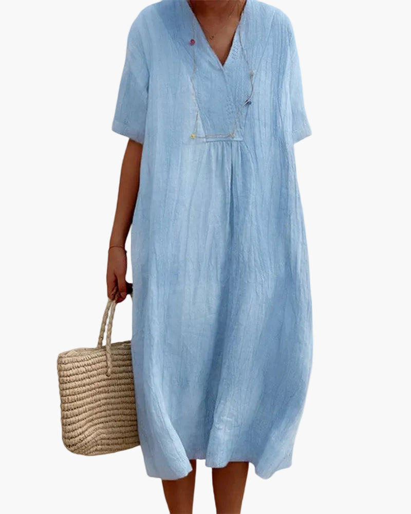 Damen Sommerkleid Elegant Locker – Freizeit und Urlaub