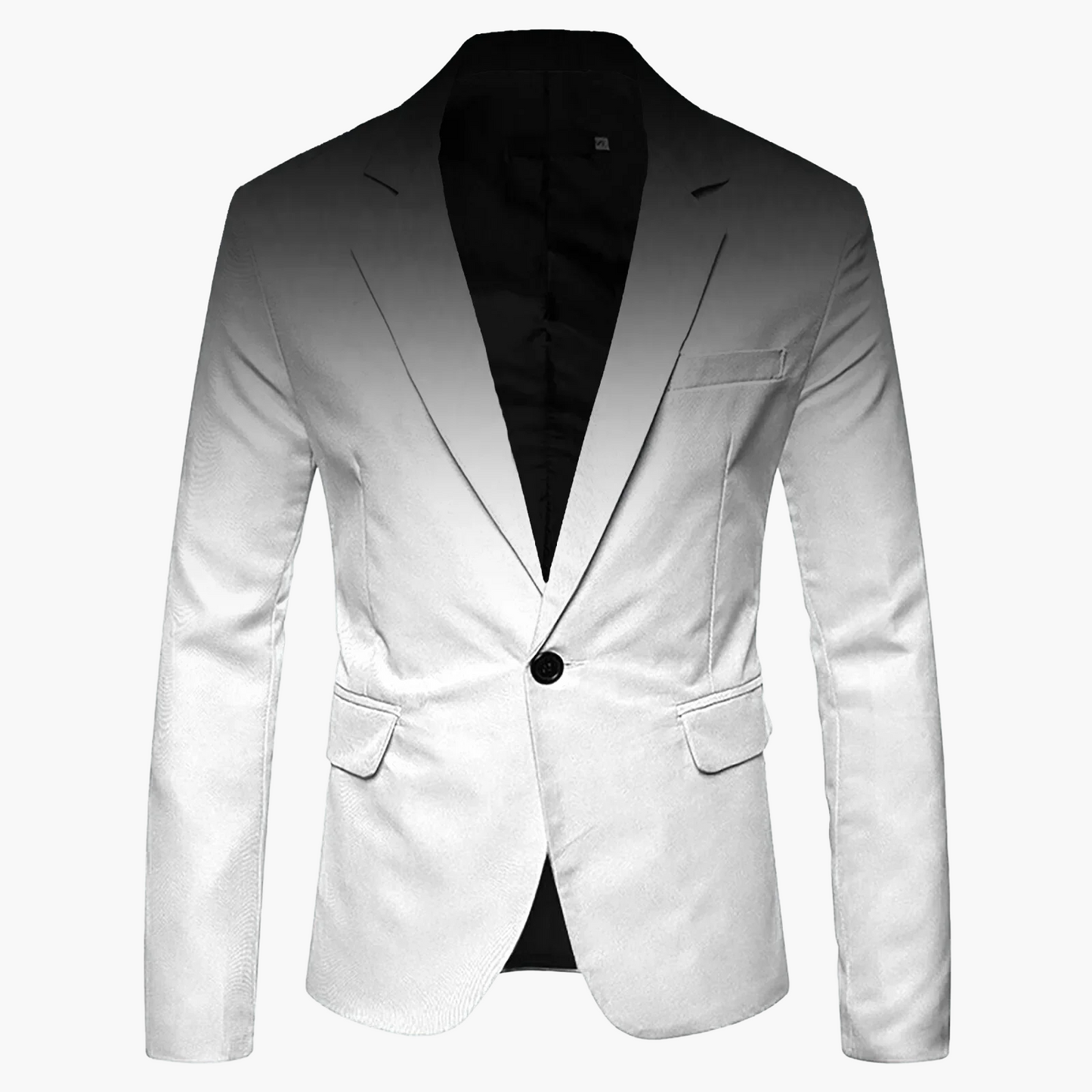Blazer slim fit moderno monopetto da uomo con un bottone per business e tempo libero