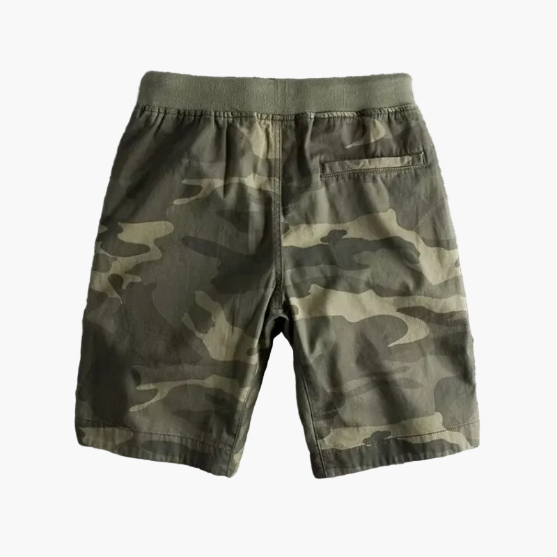 Heren Camo Fitness & Vrijetijds Shorts – Comfortabele Camouflage Shorts voor Sport en Dagelijks Gebruik