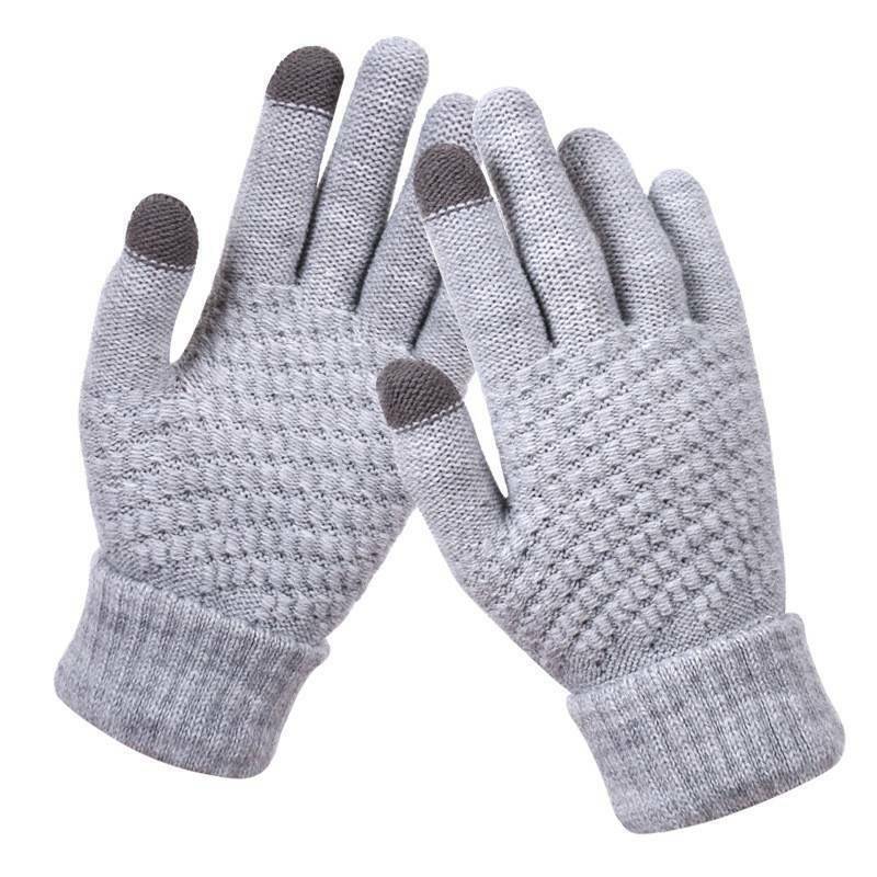 Gebreide touchscreen-handschoenen voor dames