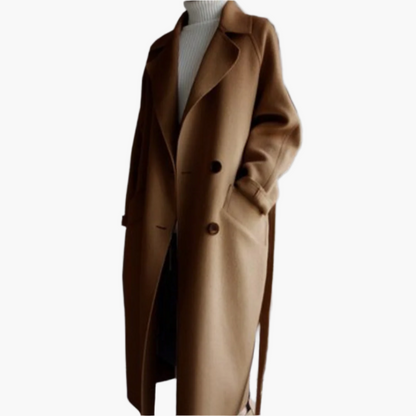 Cappotto lungo elegante da donna – Classico cappotto invernale per outfit raffinati