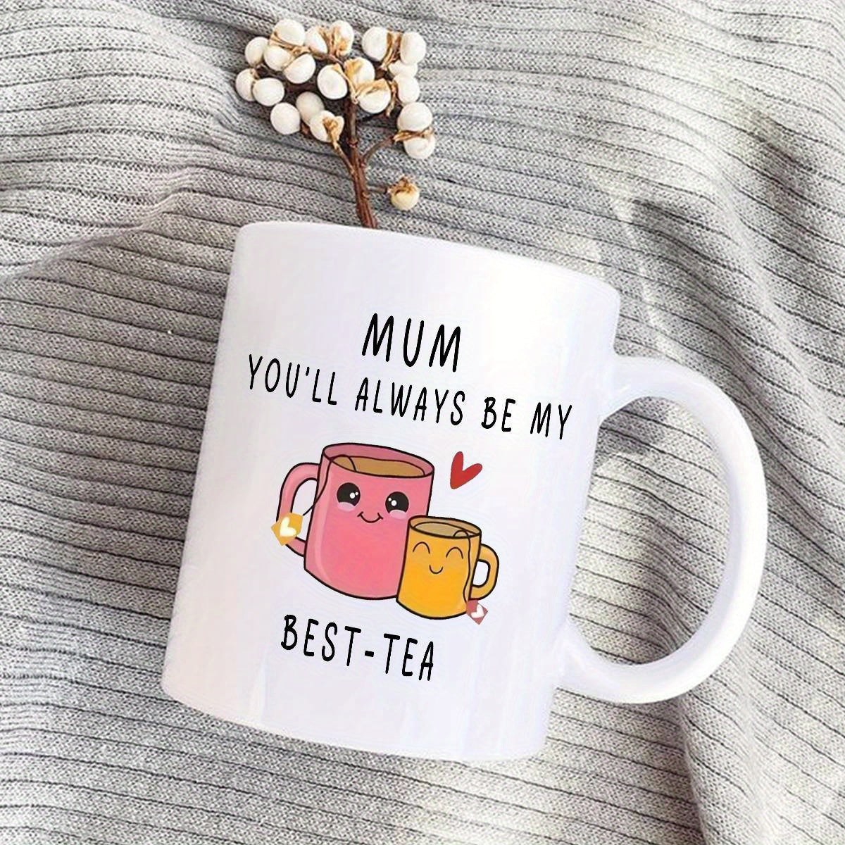 Tazza regalo da donna per mamma con frase e divertente design a tazza da tè – Perfetta per la Festa della Mamma o il compleanno