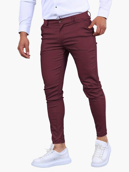 Herren Slim Fit Businesshose – Eleganter Anzugstil für Büro & Alltag