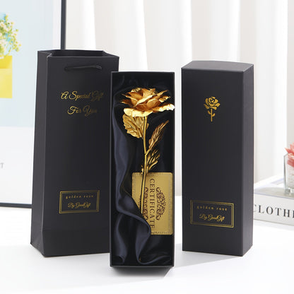 Luxuriöses Geschenk Deko-Rose mit Geschenkbox – Zeitlose Blume für Damen – Perfekt als Liebesbeweis oder Dekoration