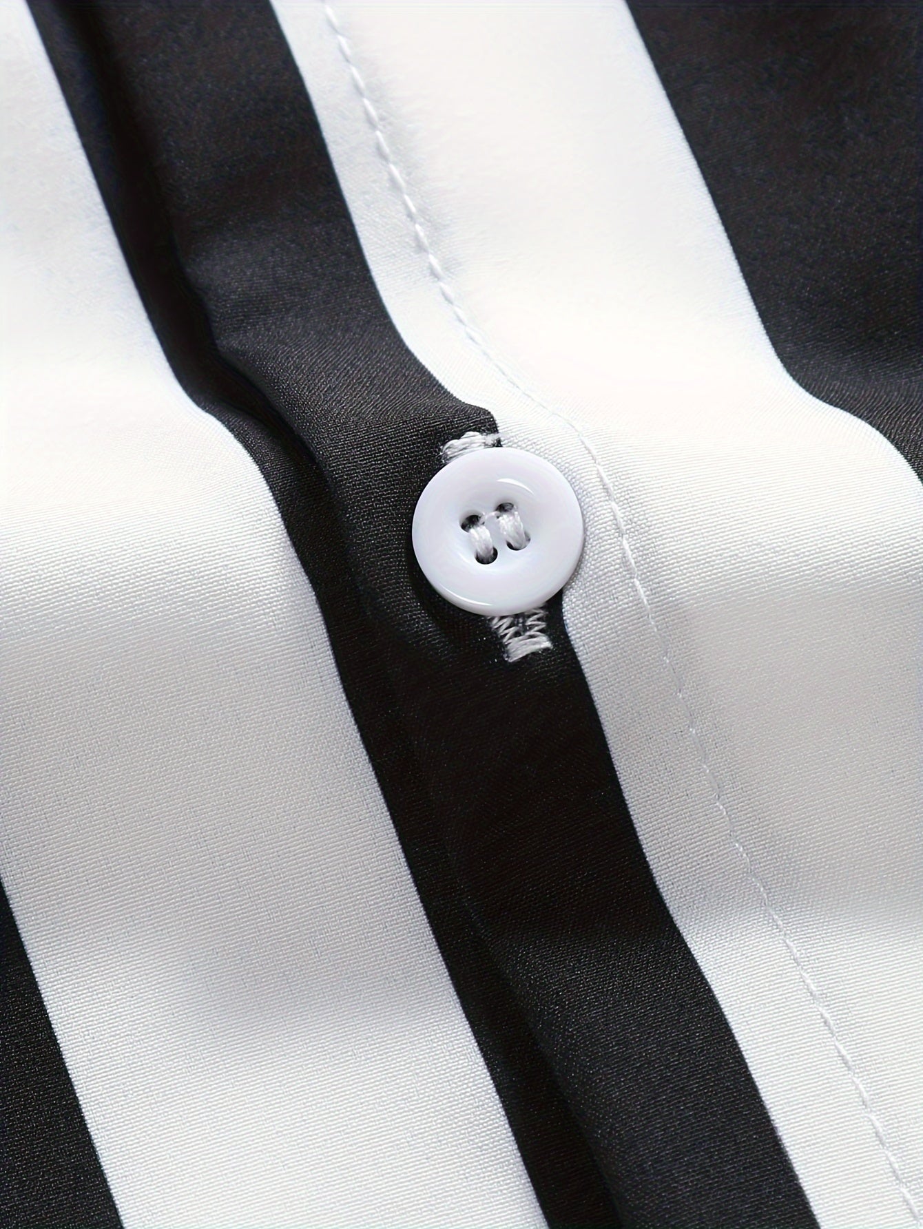 Camicia uomo a righe manica corta stile moderno streetwear tempo libero