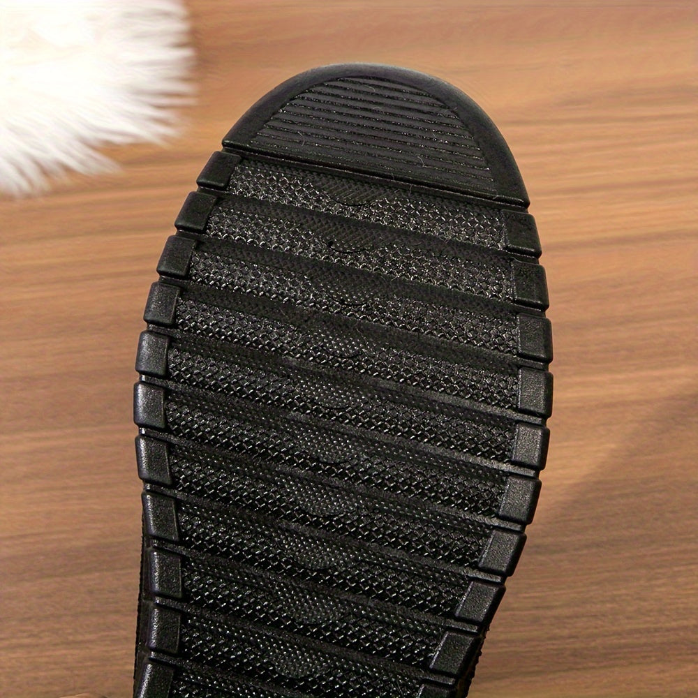 Herren Winter Slip-on Schuhe gefüttert gesteppt