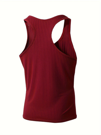 Męski zestaw sportowych tank topów – bezrękawniki treningowe na fitness i na co dzień, 3 sztuki